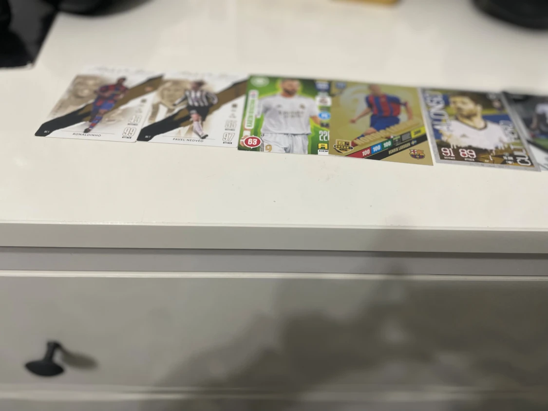 Samling fotbollskort - Champions League & FIFA 365