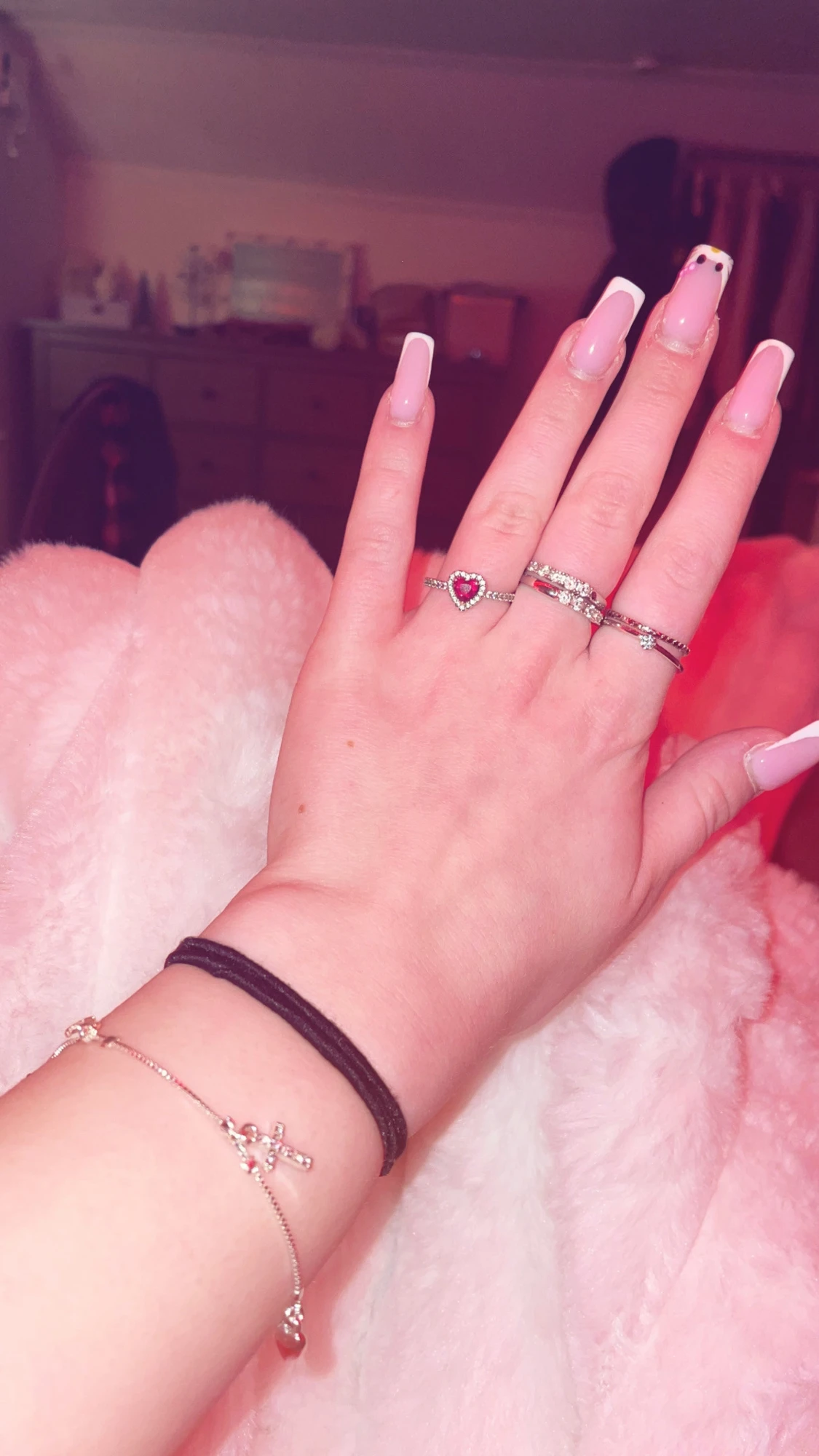 Pandora silverring med hjärta - 3