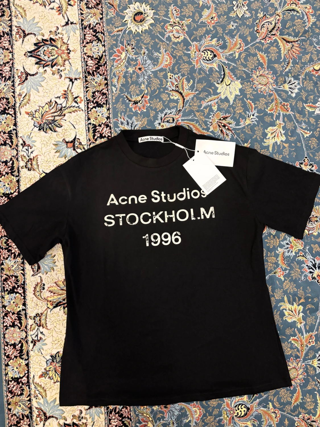 Svart Acne Studios t-shirt Stockholm