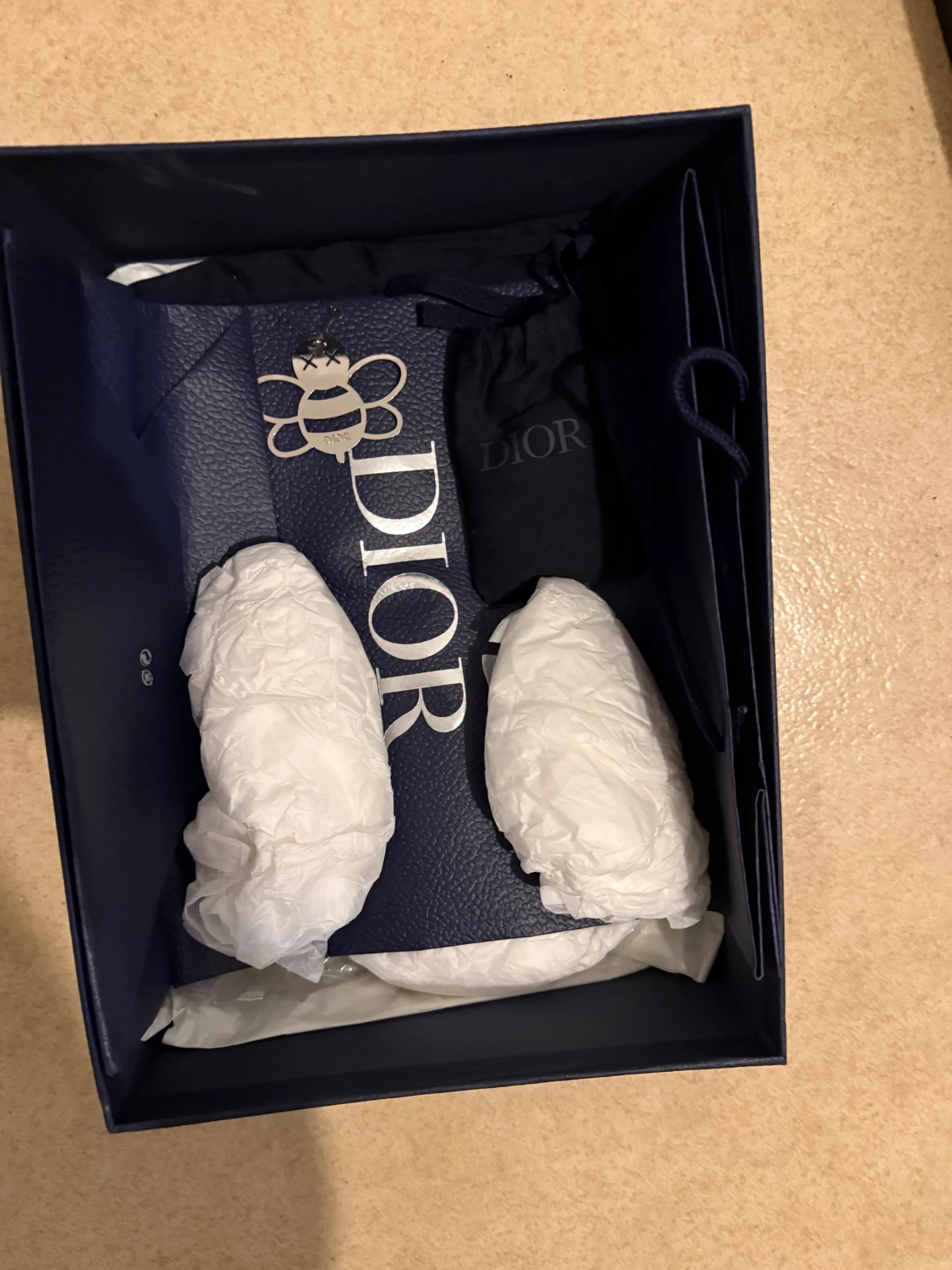 Dior B30 sneakers i blått och vitt - 4