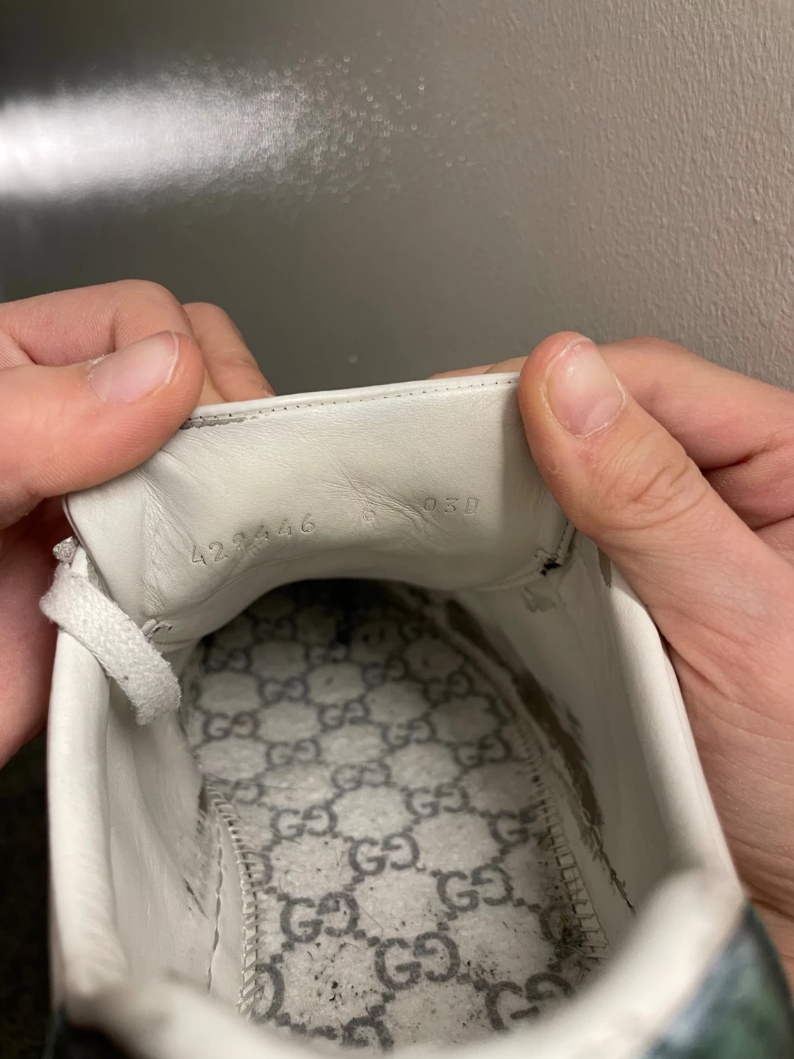 Gucci Ace sneakers med broderad bi - 5