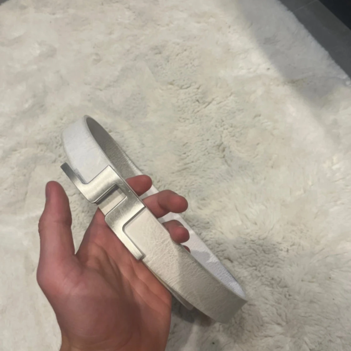 Vit bälte från J.lindberg. - 2