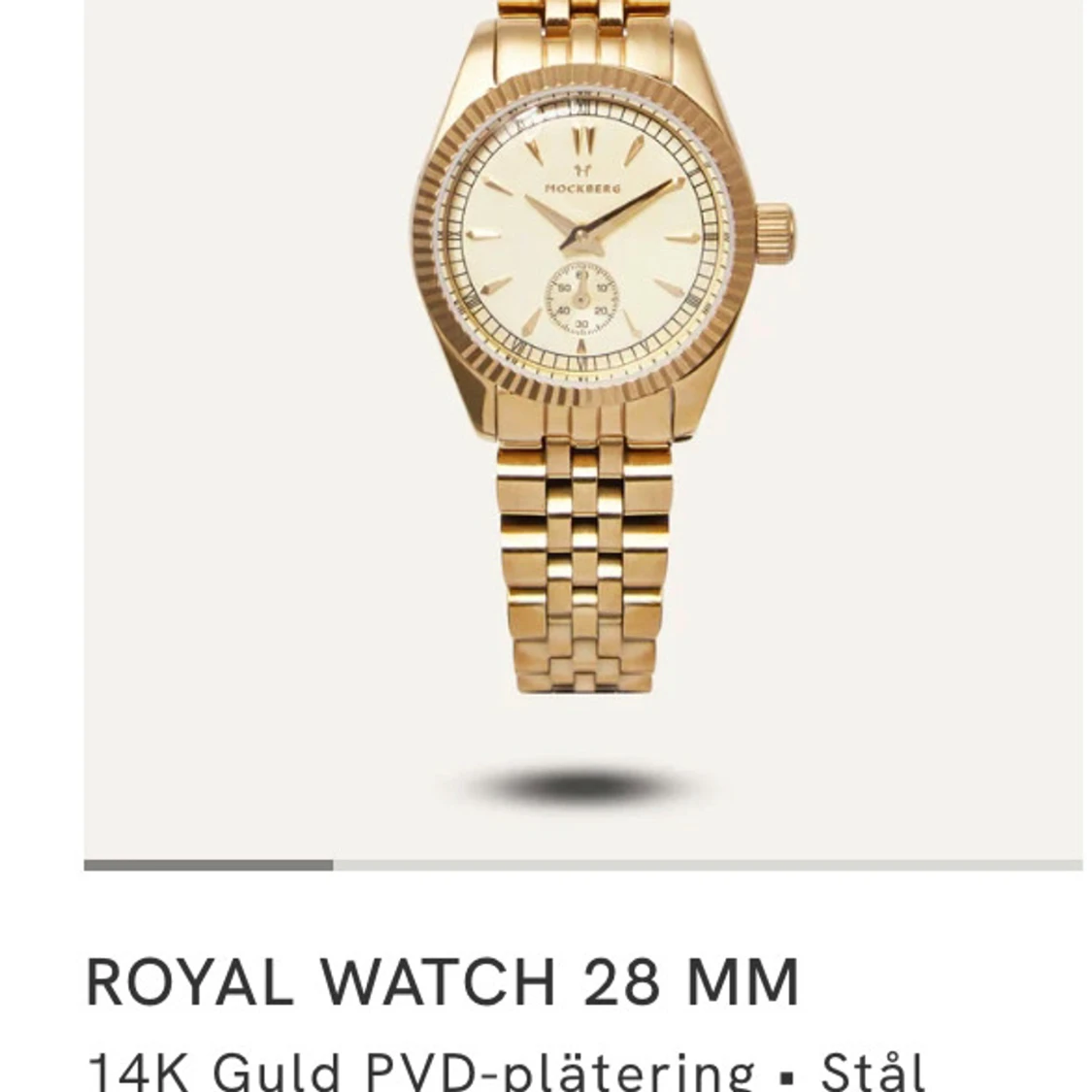 Mockberg Royal Watch 28 mm guld - 3