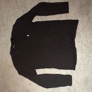 Svart långärmad tröja Polo Ralph Lauren - Svart långärmad tröja från Polo Ralph Lauren med klassisk rund hals och den ikoniska lilla broderade loggan på bröstet. Tröjan är i mjuk bomull och har en clean, stilren look som funkar till allt.