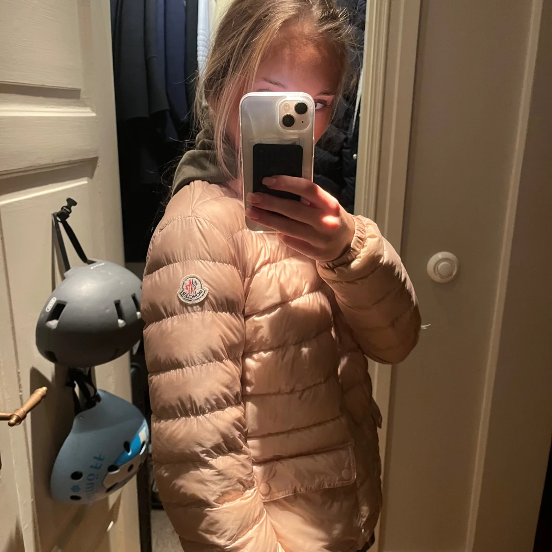 rosa moncler jacka  - 2