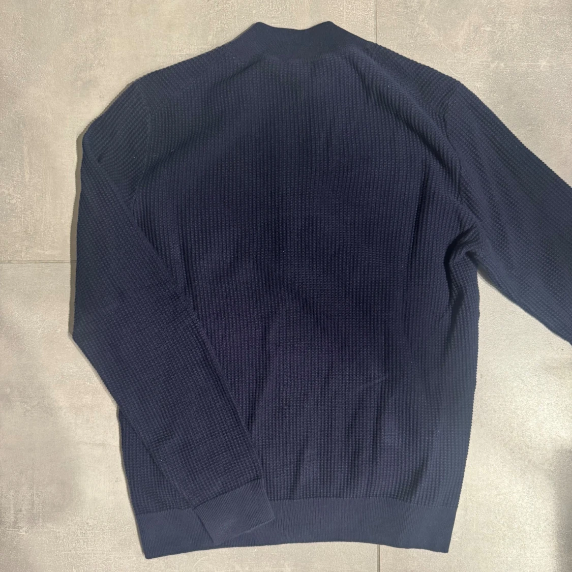 Mörkblå half zip från Stenströms - 2