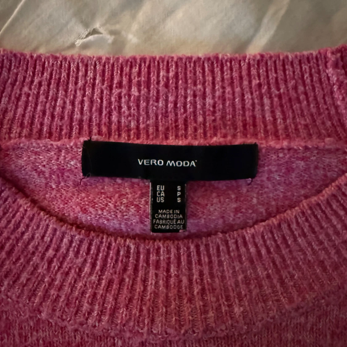 Rosa stickad tröja från Vero Moda - 2