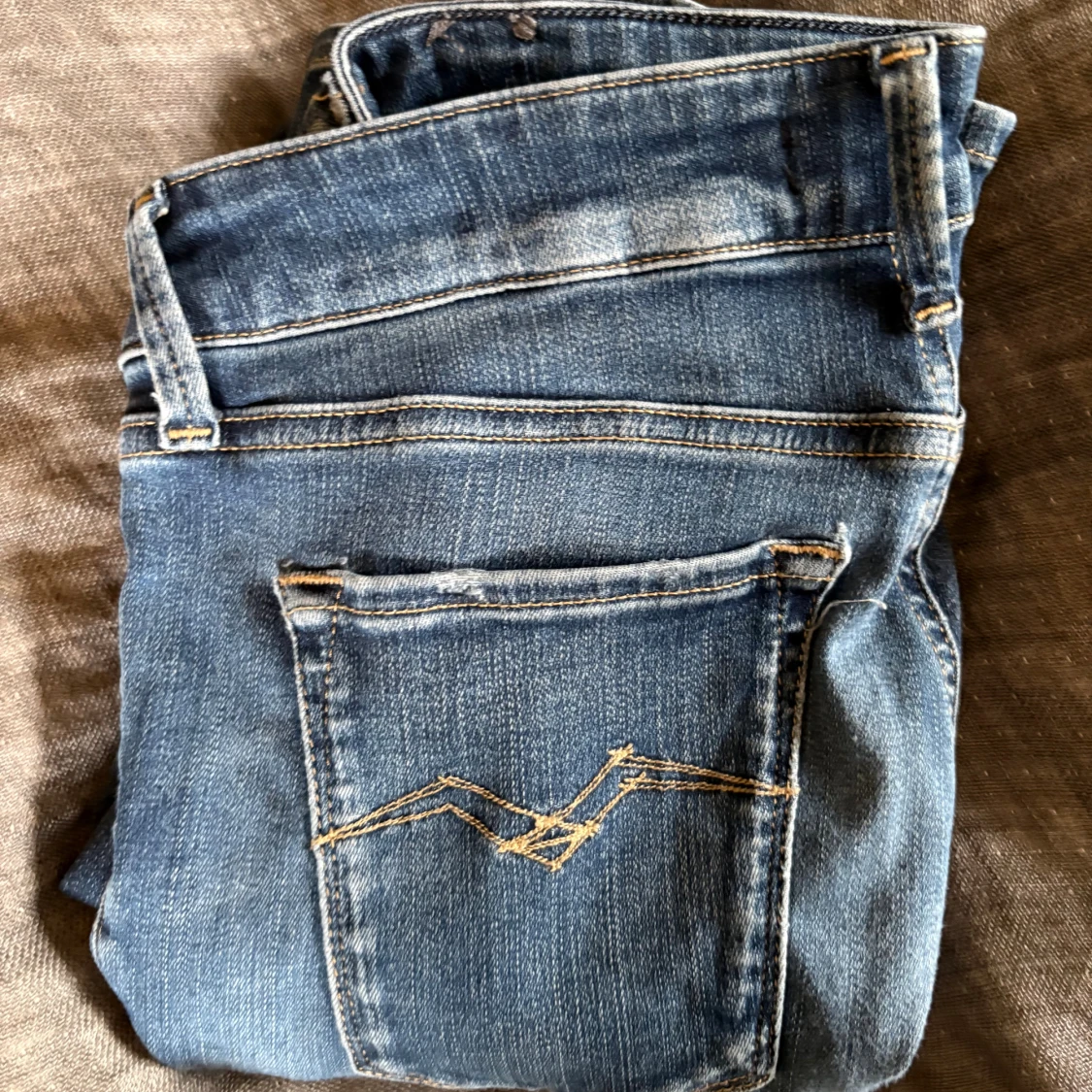 Blå Replay slim jeans  - 3