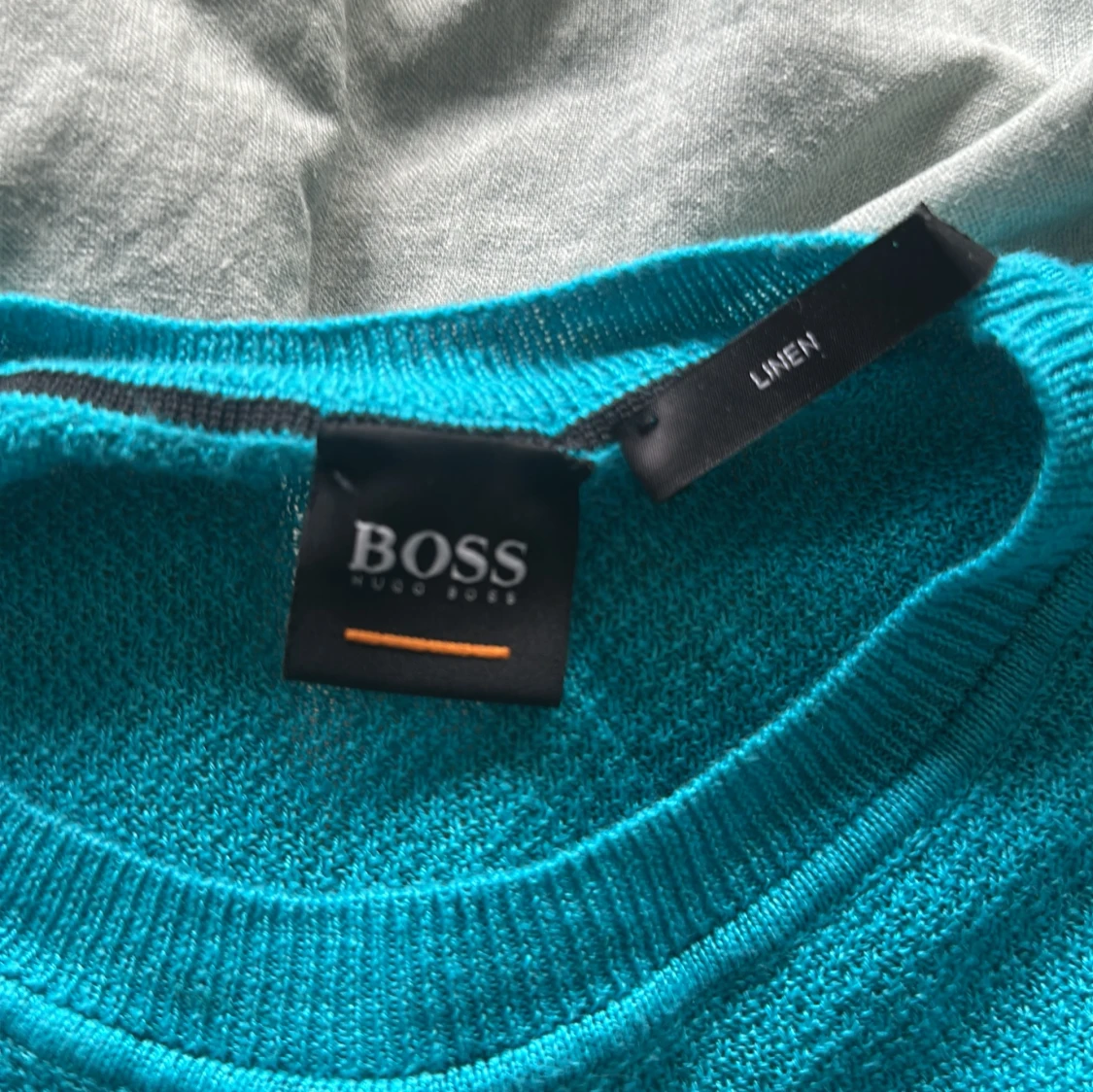 Turkos linnetröja från Hugo Boss - 2