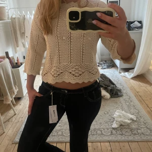 Virkad trekvarts topp - SÅ snygg och najs 💝❣️🫰🏼🫰🏼🫰🏼🫰🏼🫰🏼
