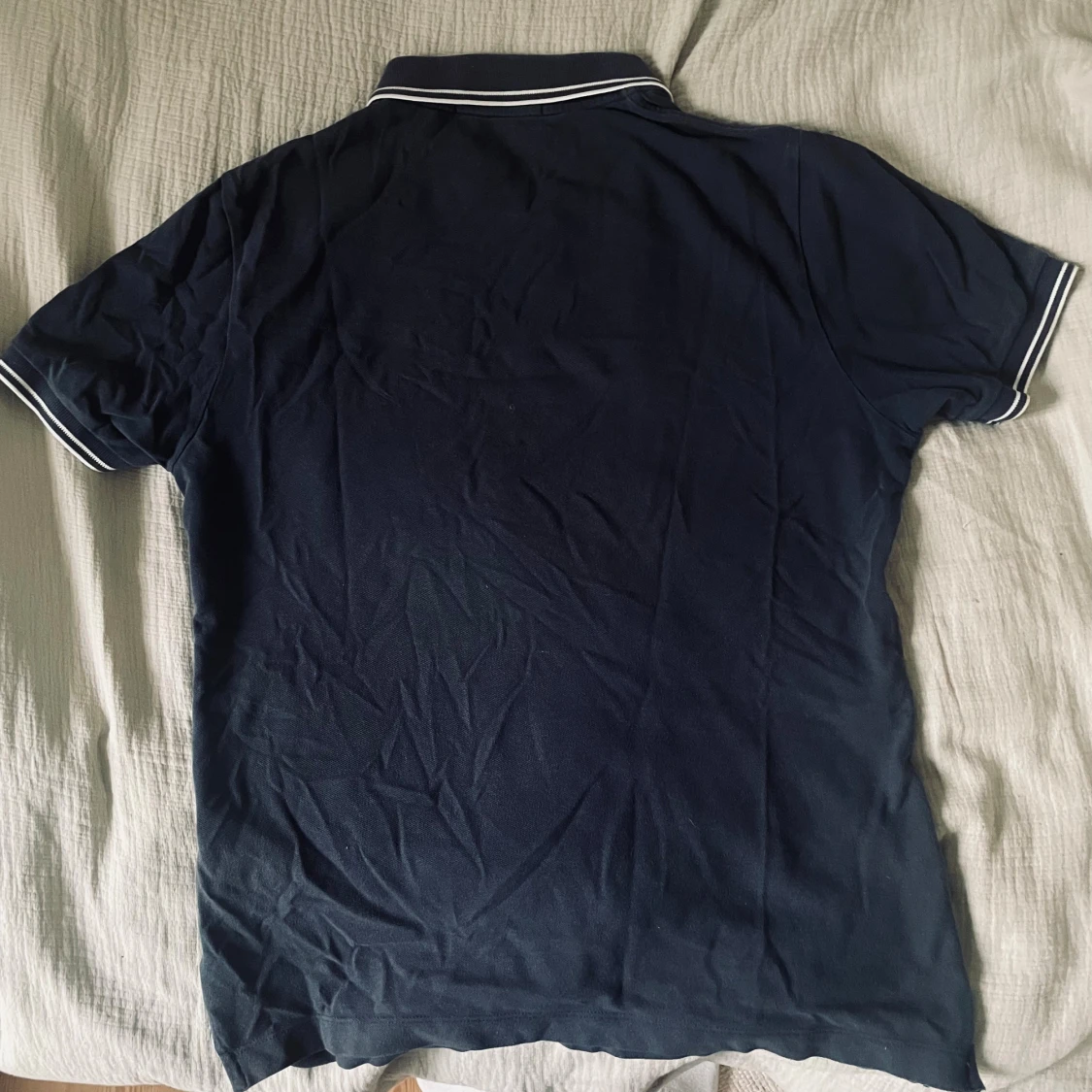 Mörkblå Stone Island Piké  - 3