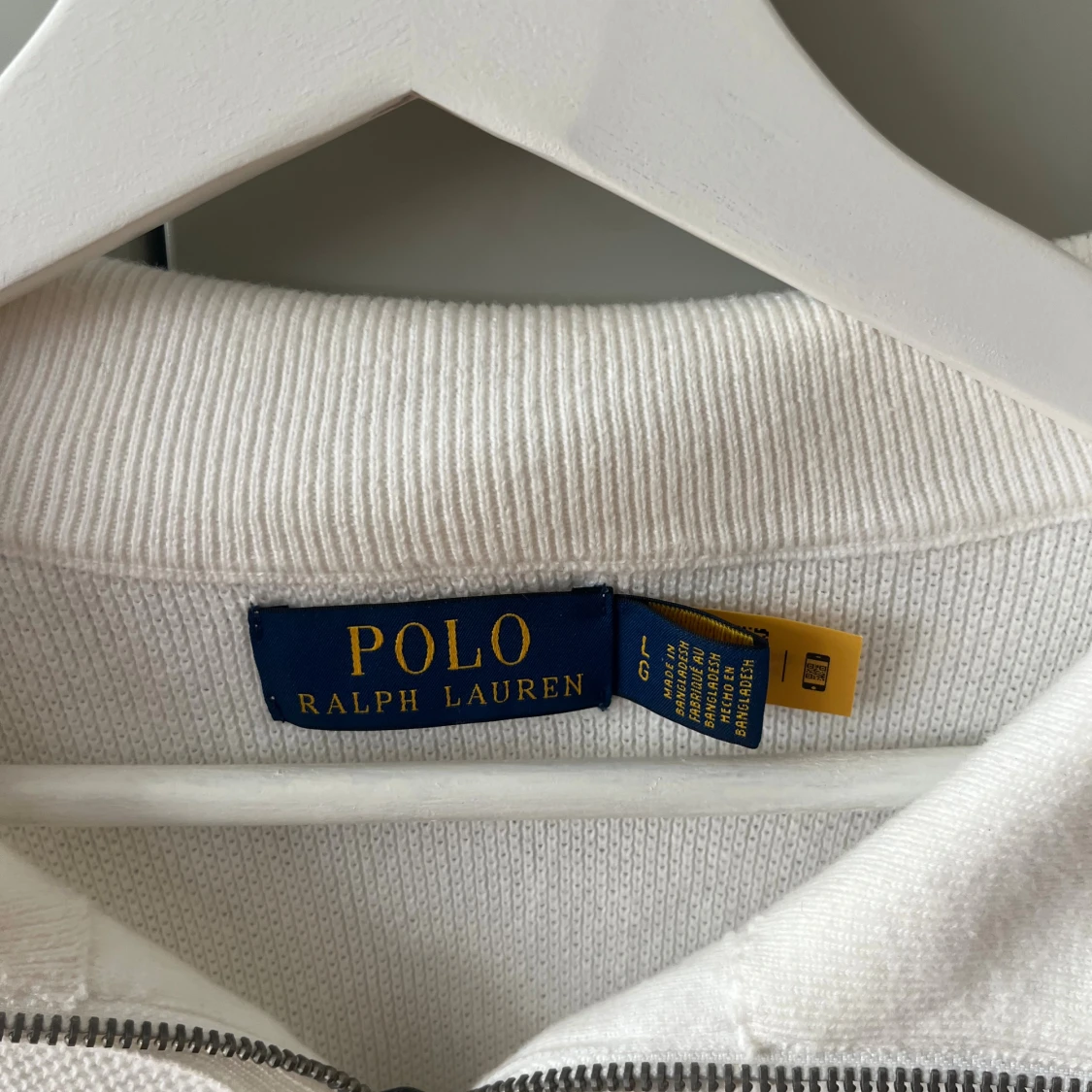 Vit half zip tröja från Polo Ralph Lauren - 1