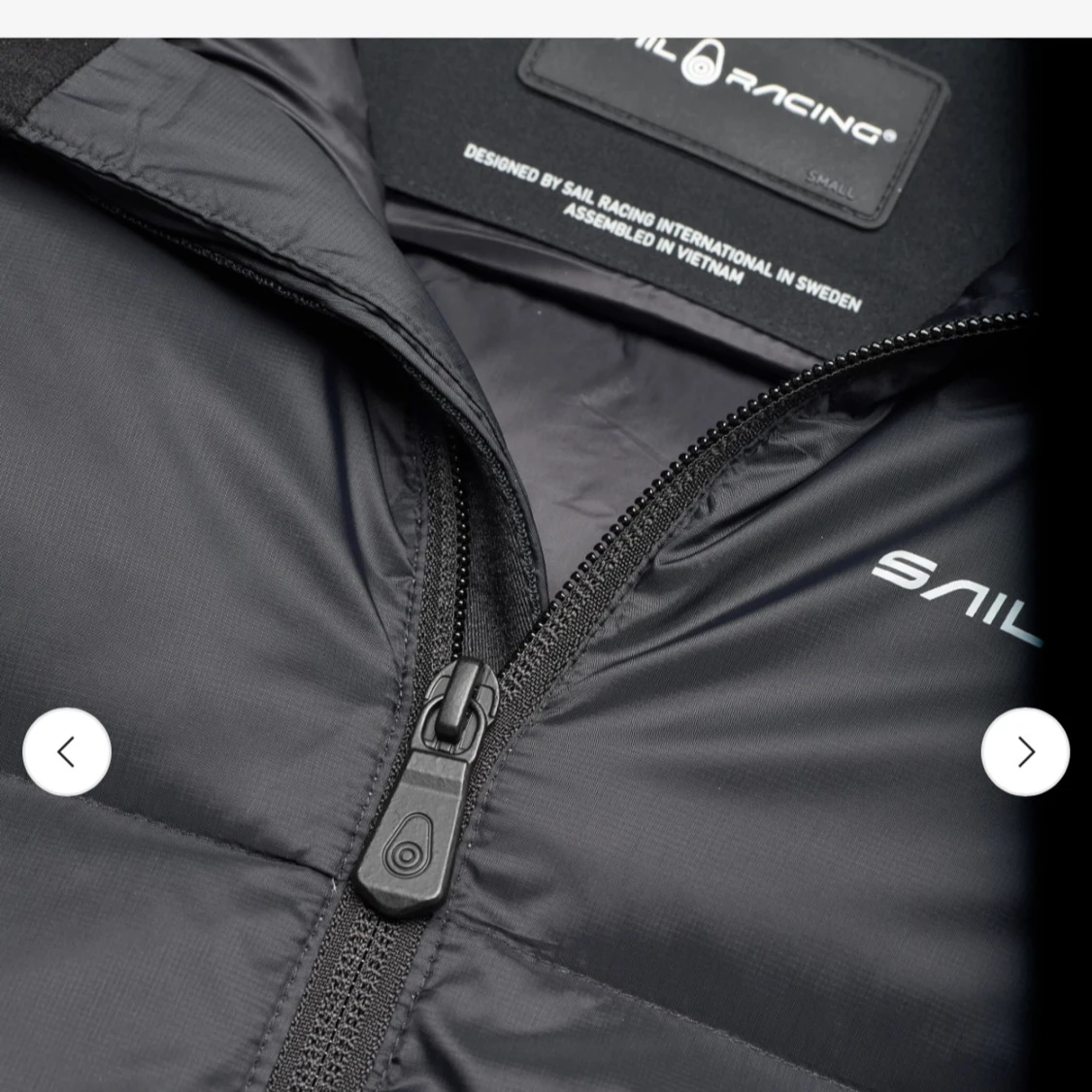 Svart pufferjacka från Sail Racing - 2
