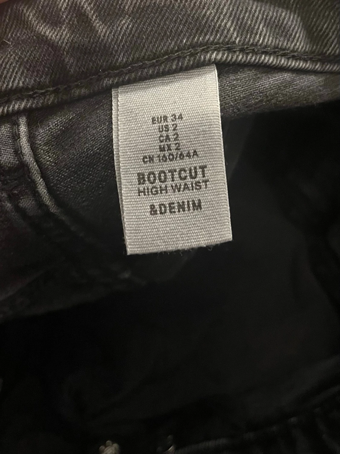 Svarta bootcut jeans från &Denim - 2
