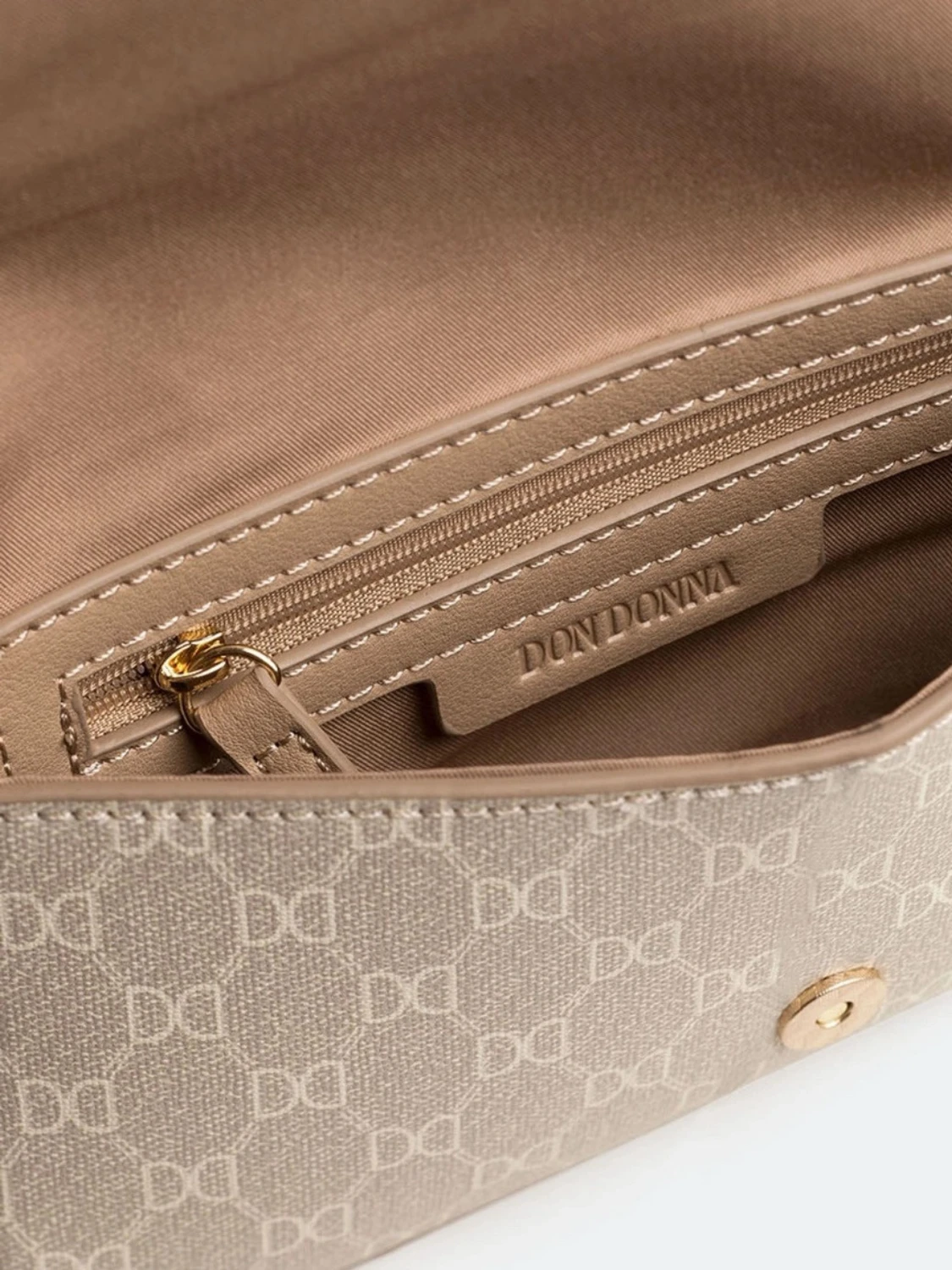 Beige axelväska från Don Donna - 1