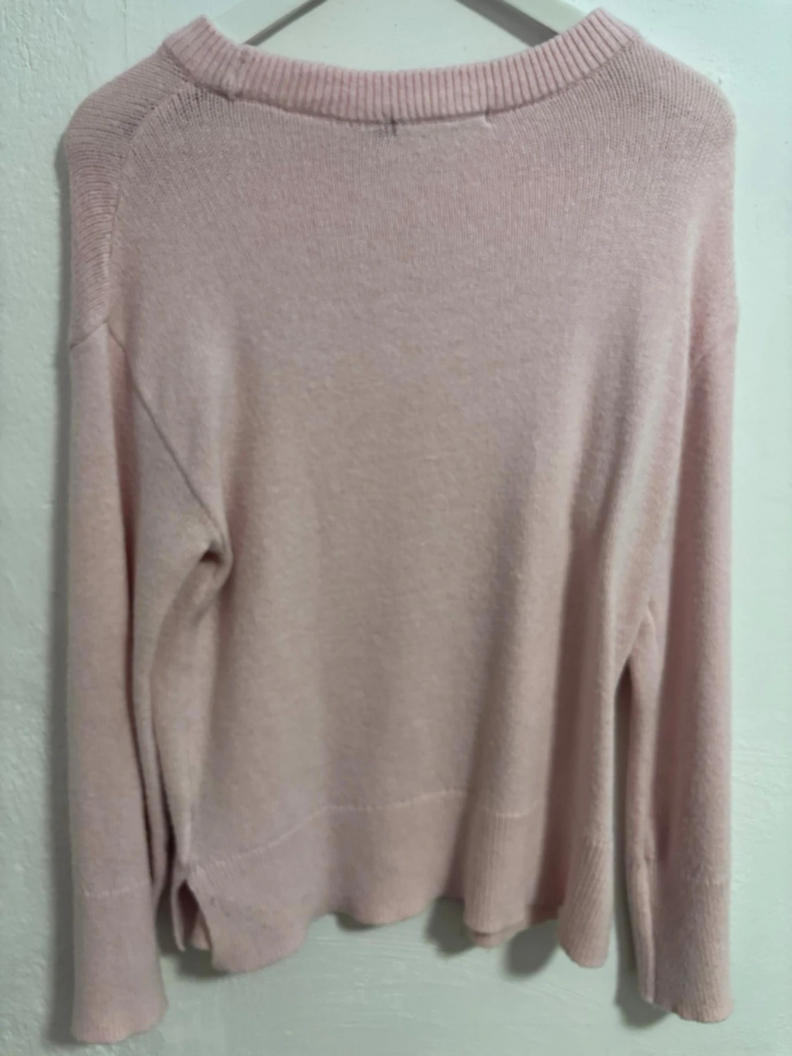 Ljusrosa stickad tröja från 157 - 1