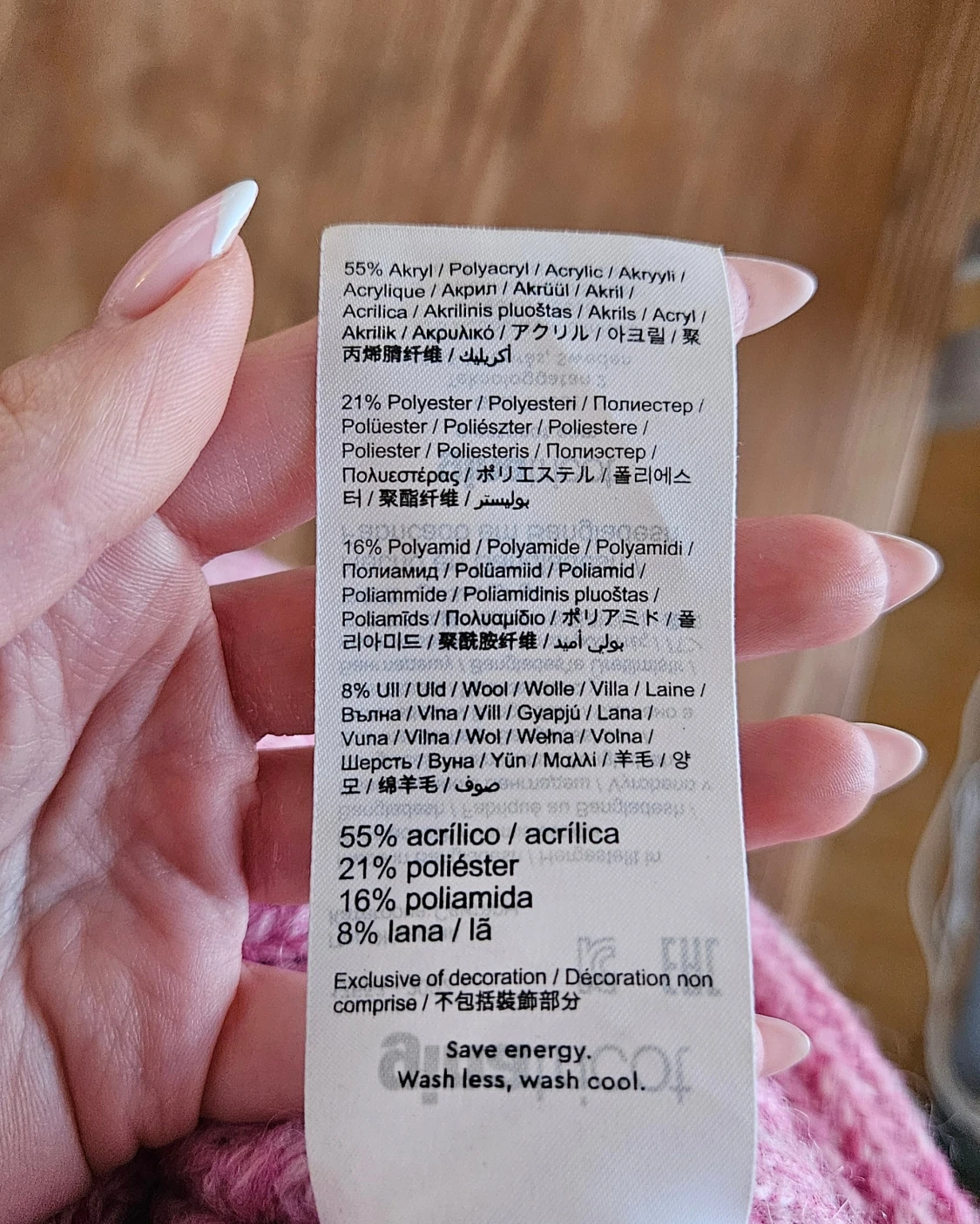 Rosa stickad tröja - 4