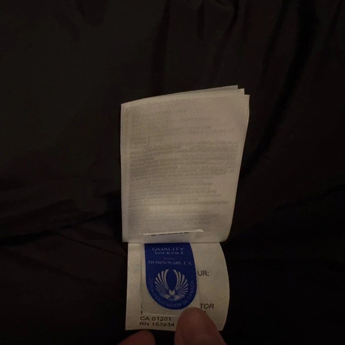 Svart Canada Goose dunjacka med päls - 4