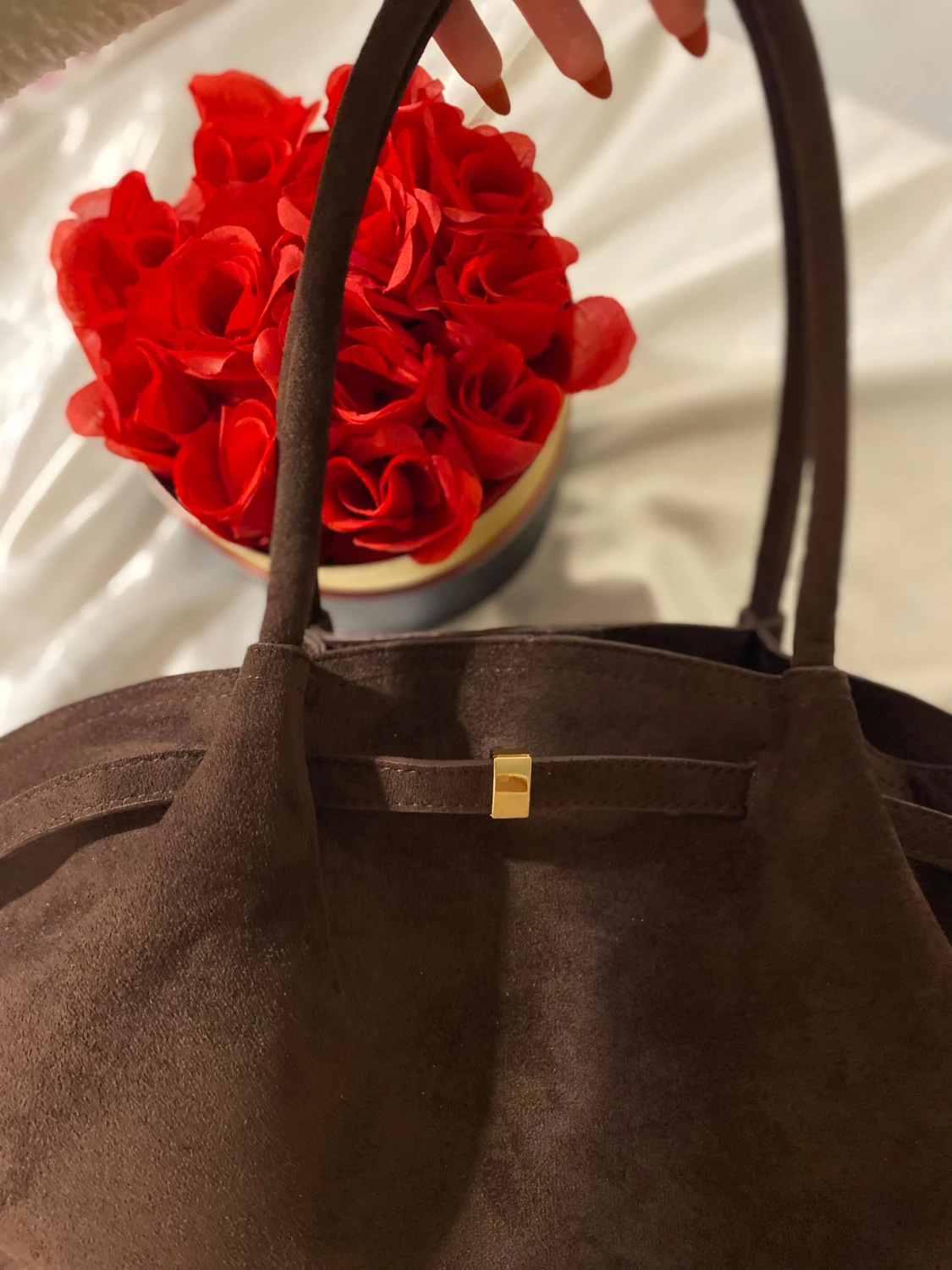 Brun mocka väska - 1