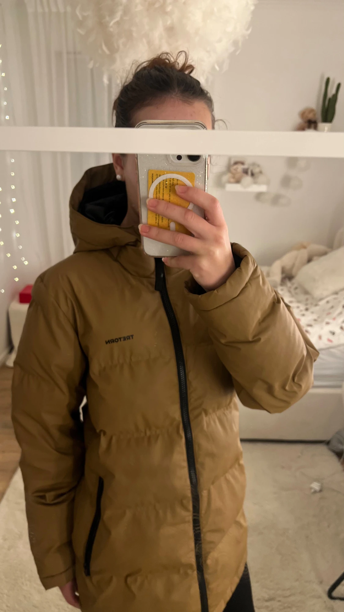 Brun vinter från Tretorn med huva - 1