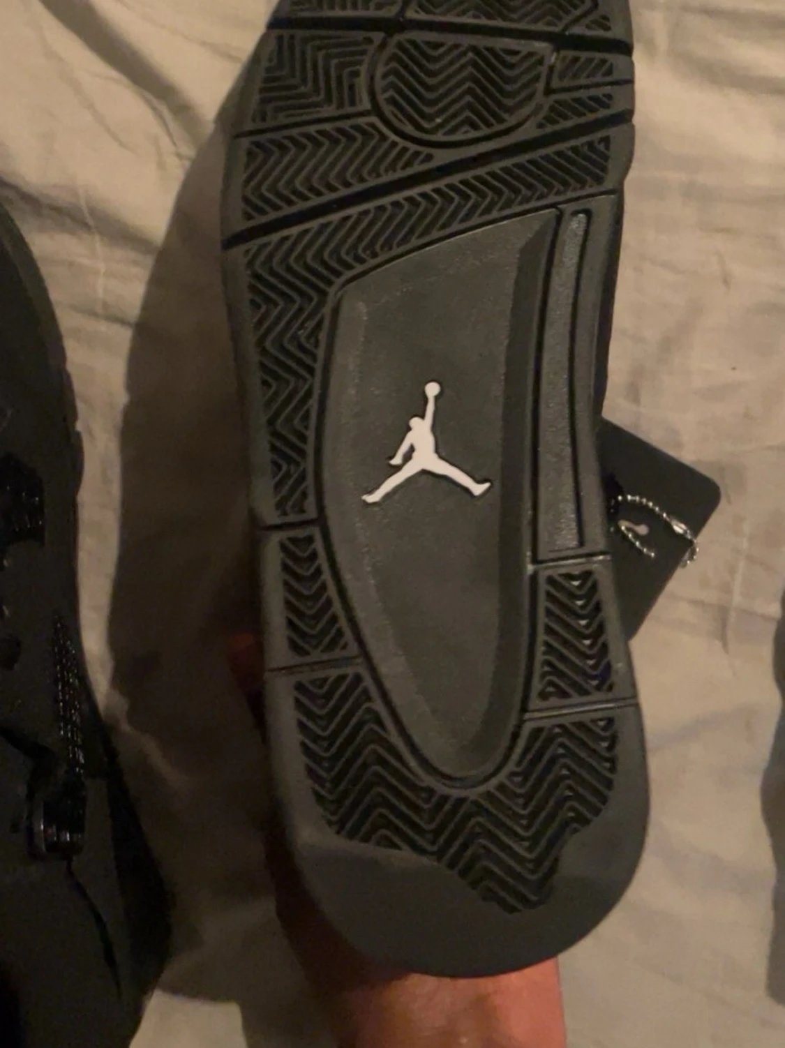 Svarta Nike Air Jordan 4 sneakers - 5