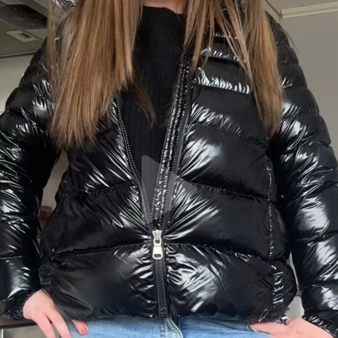 Svart pufferjacka från Colmar - 4