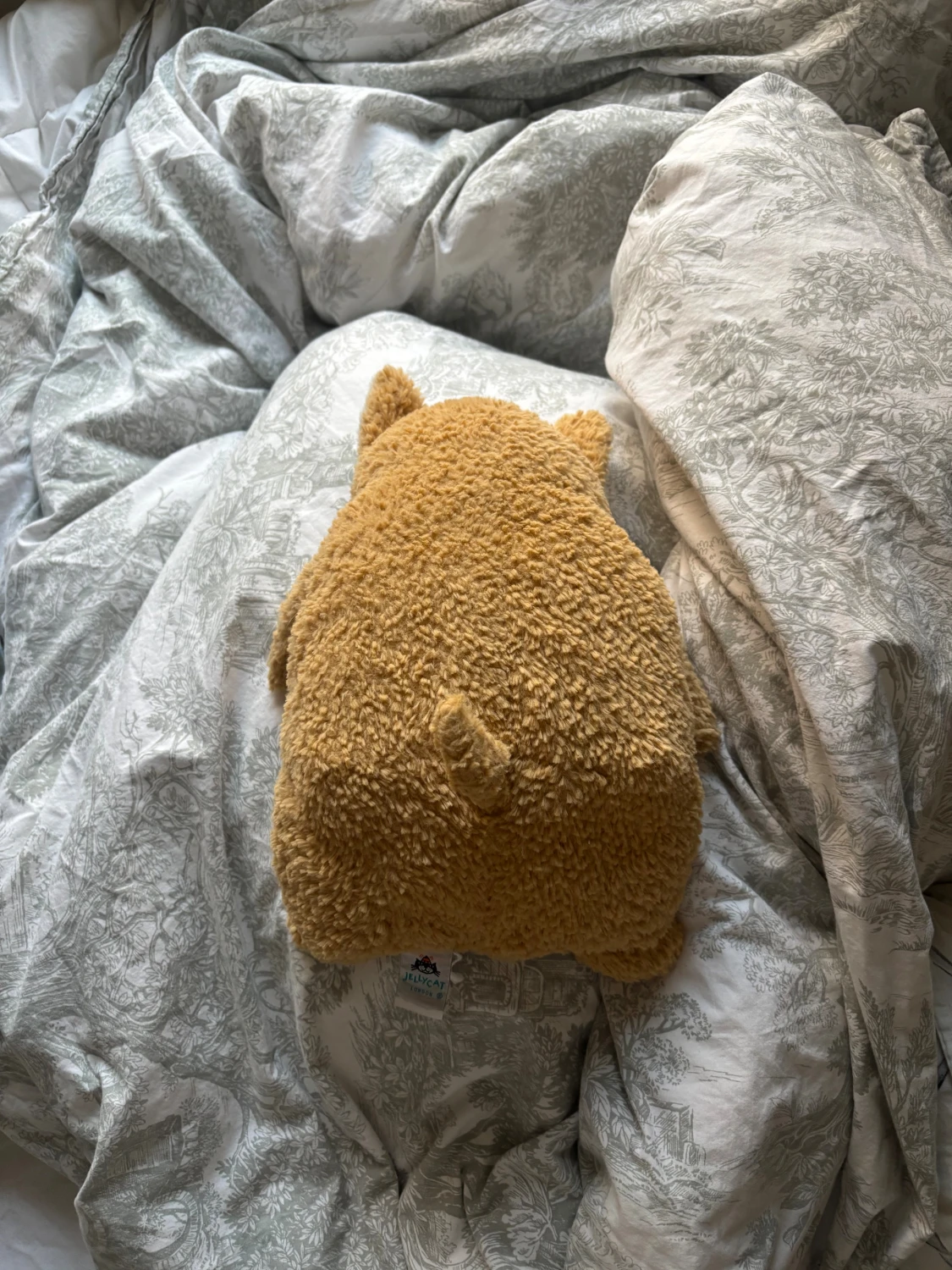 Jellycat beige pälsväst - 2