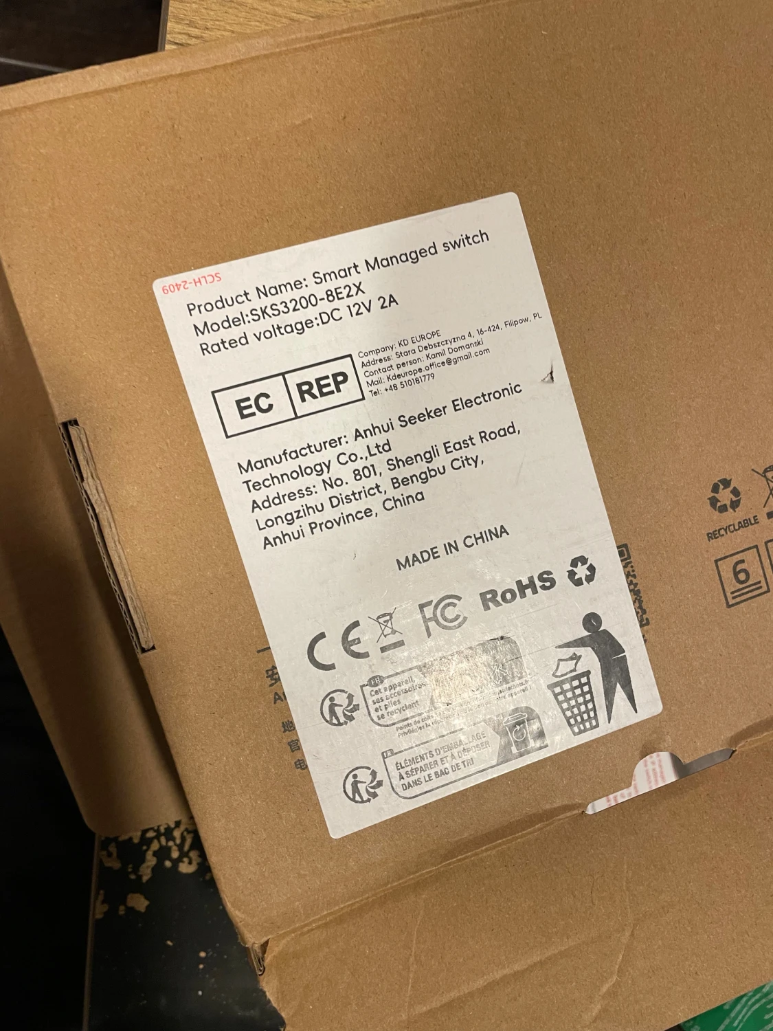 XikeStor SKS3200-8E2X Web Managed Switch - 1