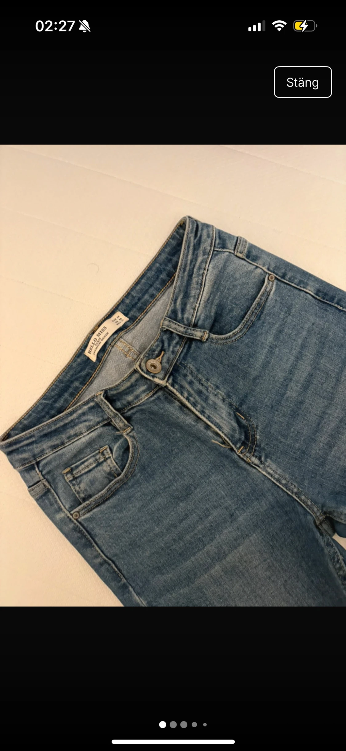 Högmidjade jeans