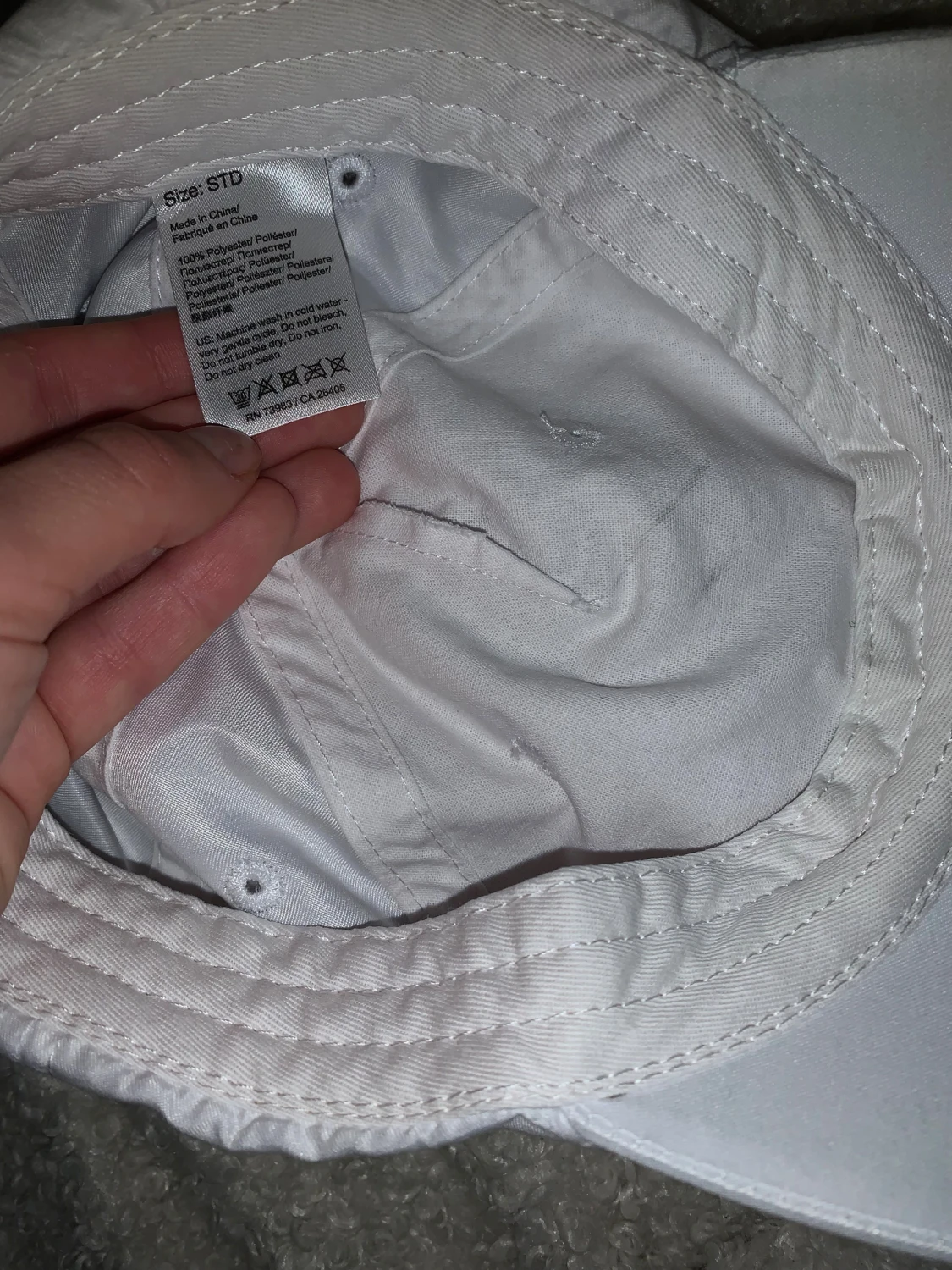 Vit Helly Hansen keps i polyester - 2