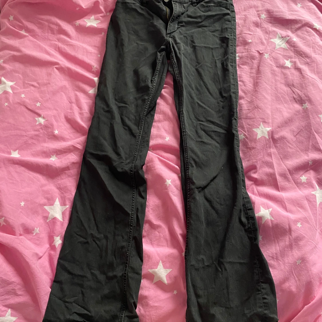 Svarta flare jeans från H&M