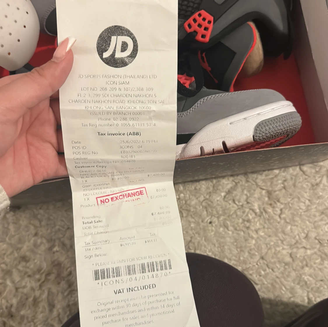 Jordan 4 Retro Infrared - 3