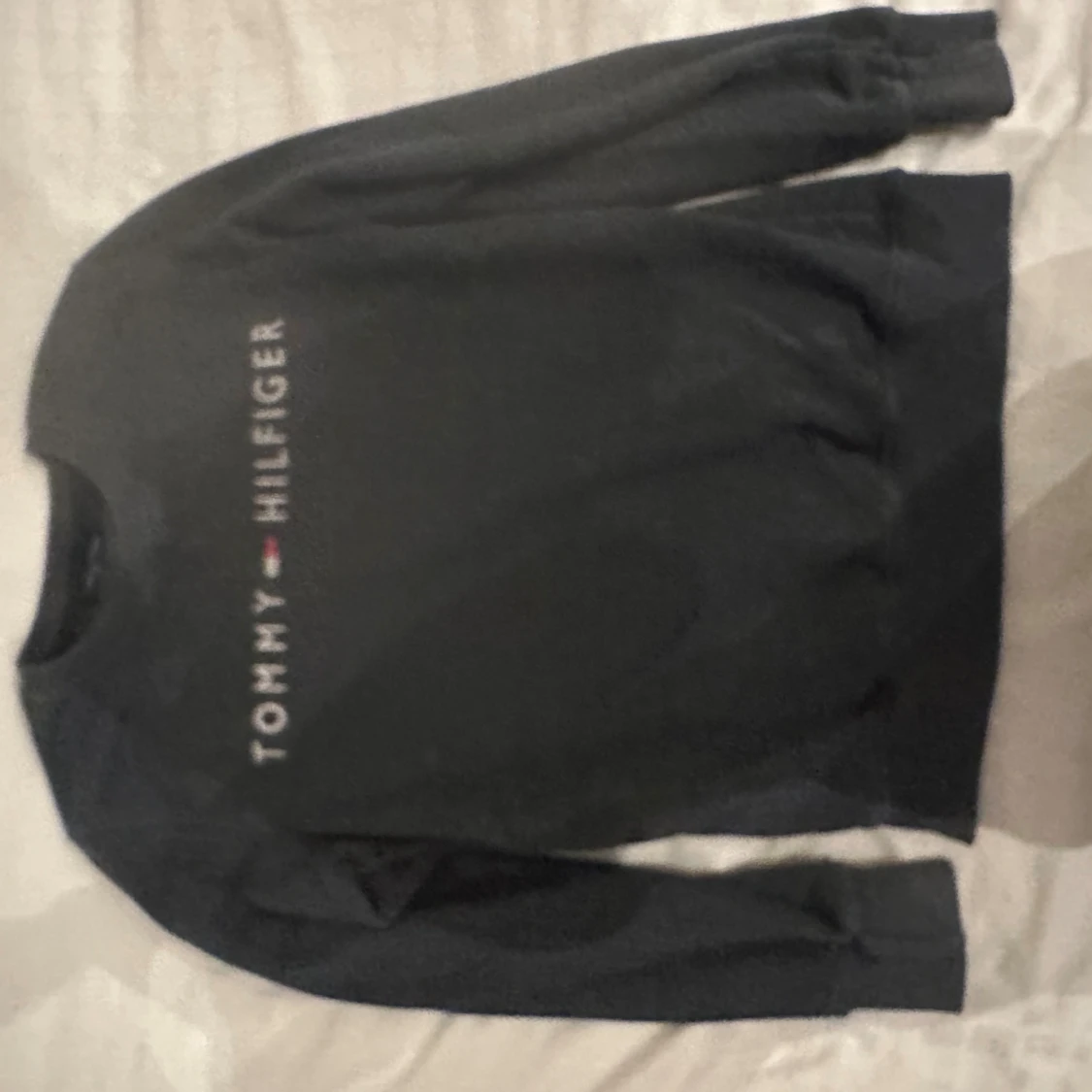 Mörkgrå Tommy Hilfiger sweatshirt - 1