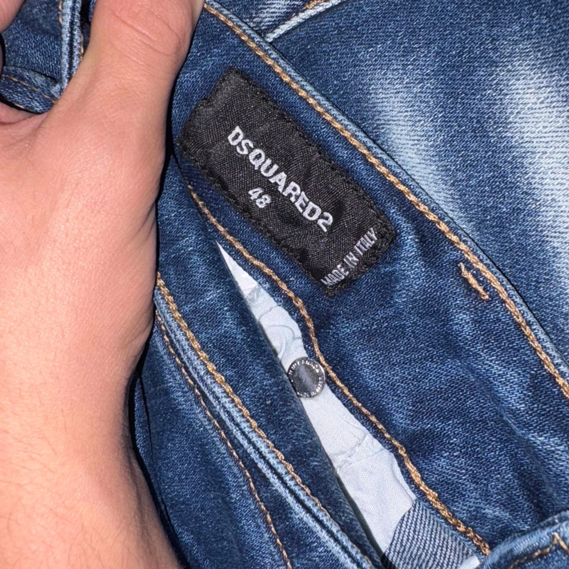 Blå Dsquared2 jeans herr, storlek 29/32