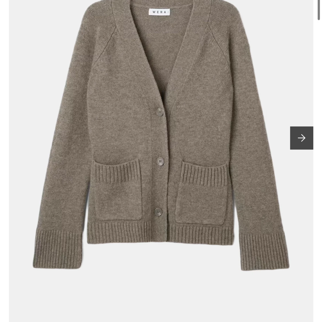 Beige kofta från Wera 