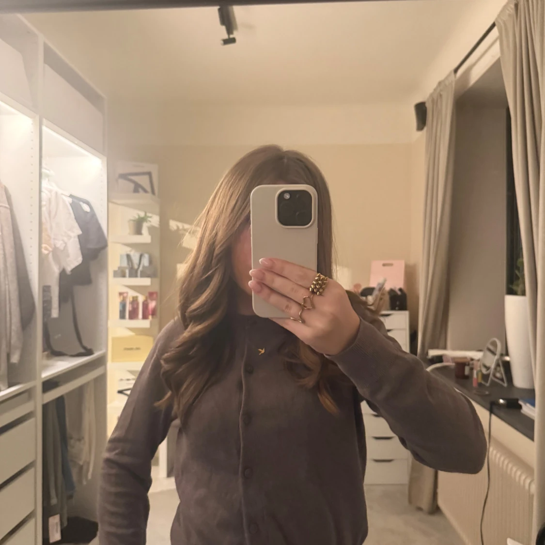 Brun kofta från H&M i bomull - 1