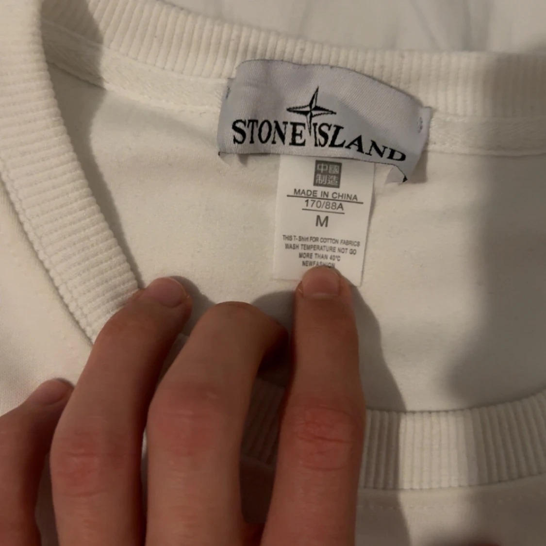 Vit sweatshirt från Stone Island - 2