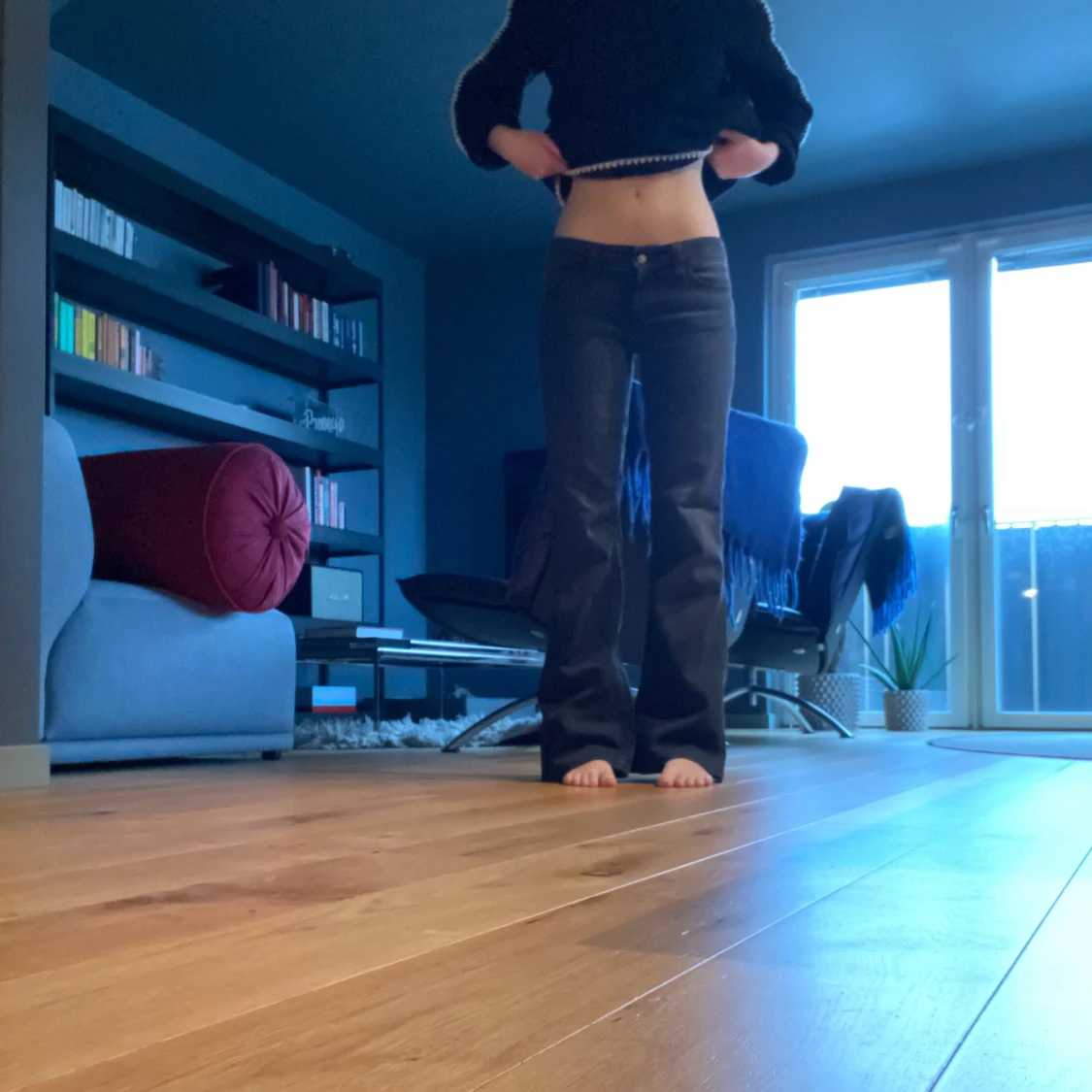 Svarta bootcut från weekday - 2