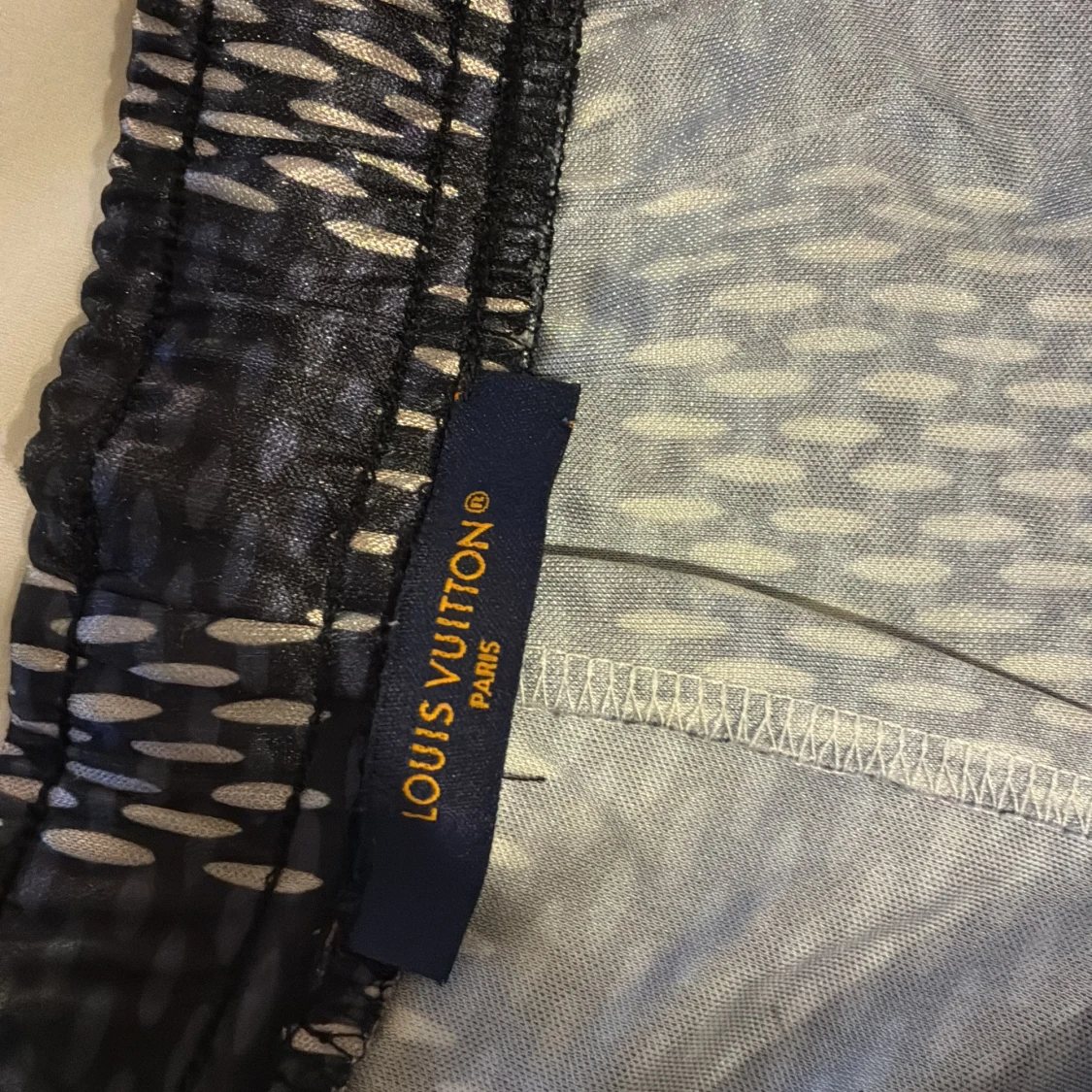 Louis Vuitton rutiga shorts i blått - 3