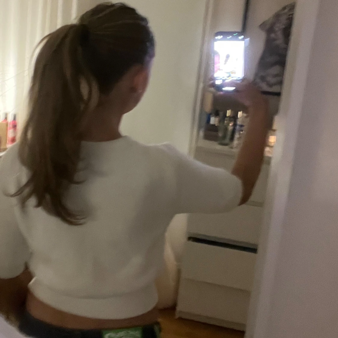 Vit jättefin tröja från Zara - 1