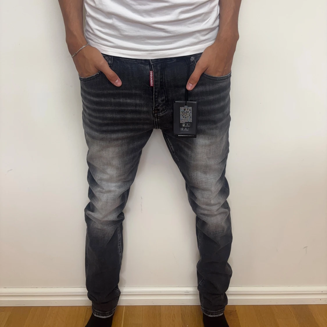 Dsquared2 Jeans Mörkgråa med fade