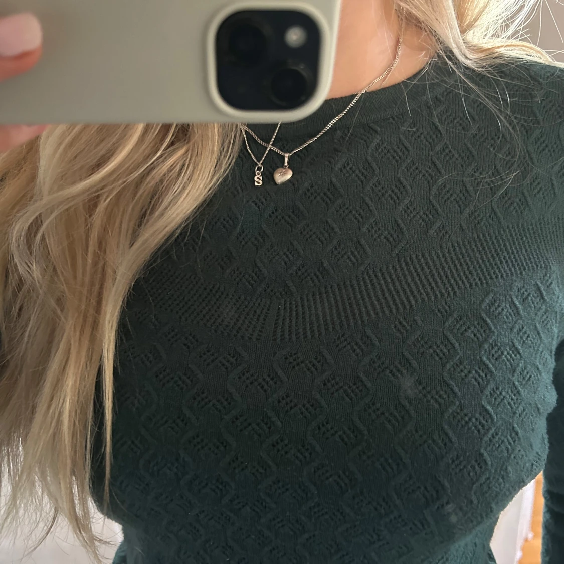 Grön topp med mönster - 3