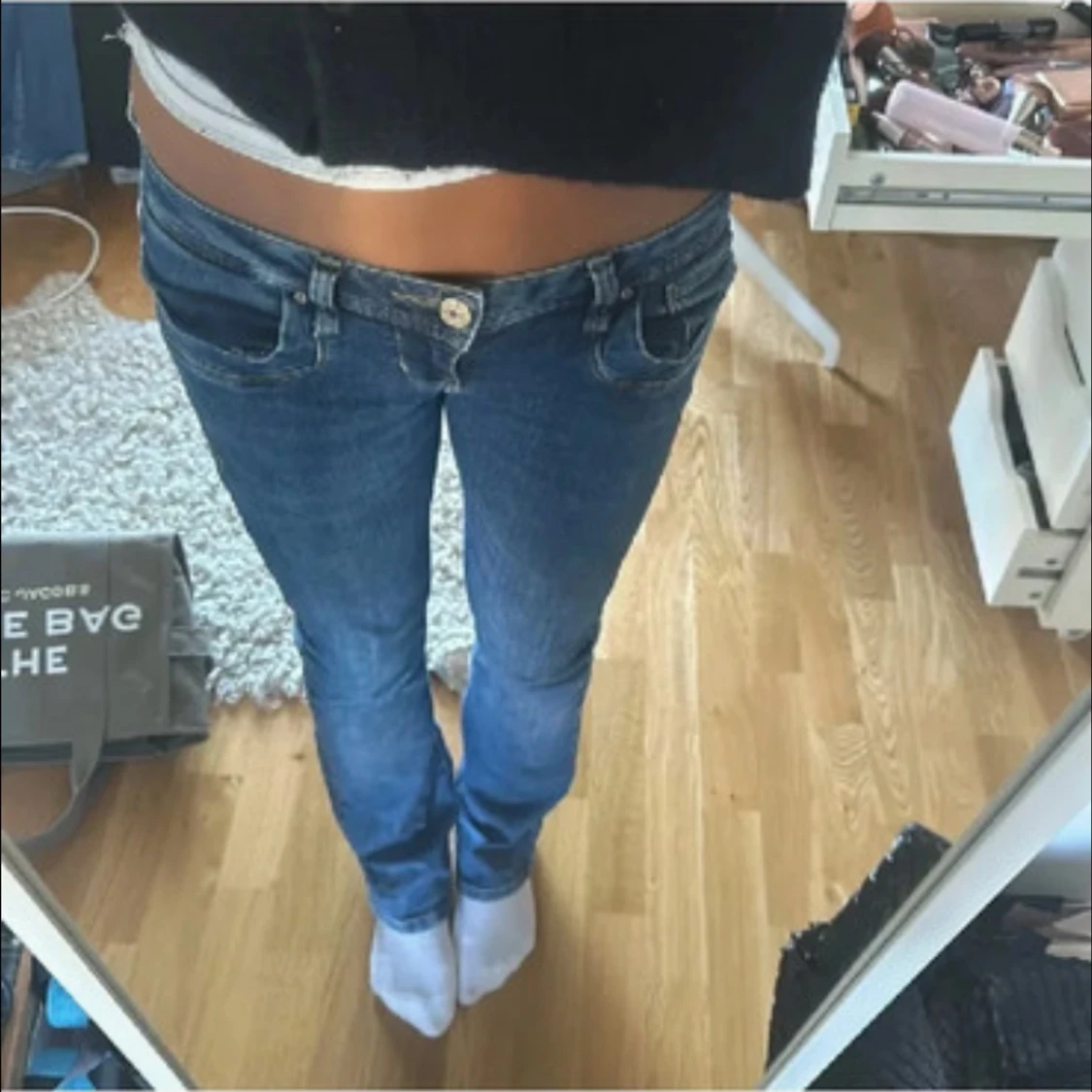 Blå Ltb jeans låg midja