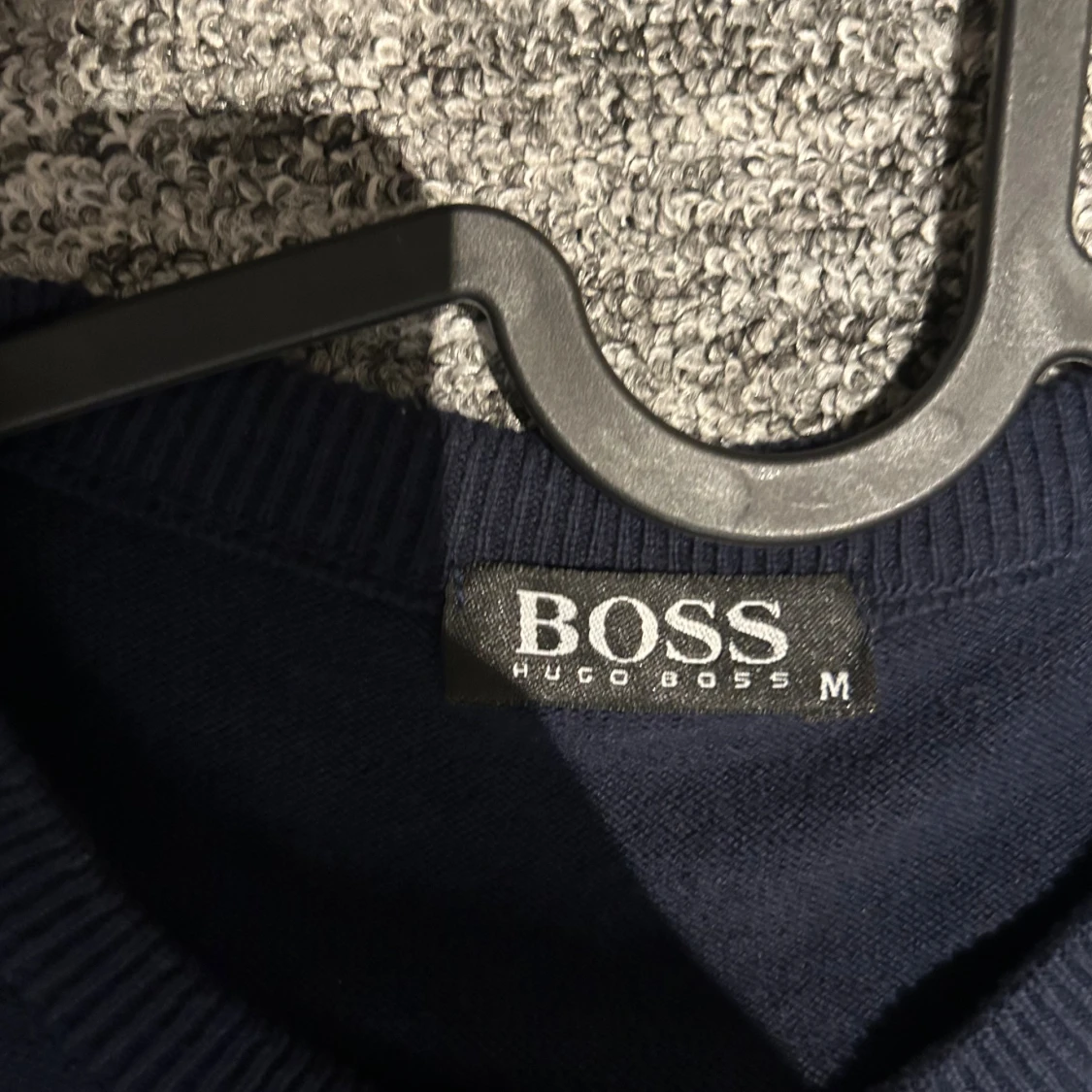 HUGO BOSS stickad tröja mörkblå - 2