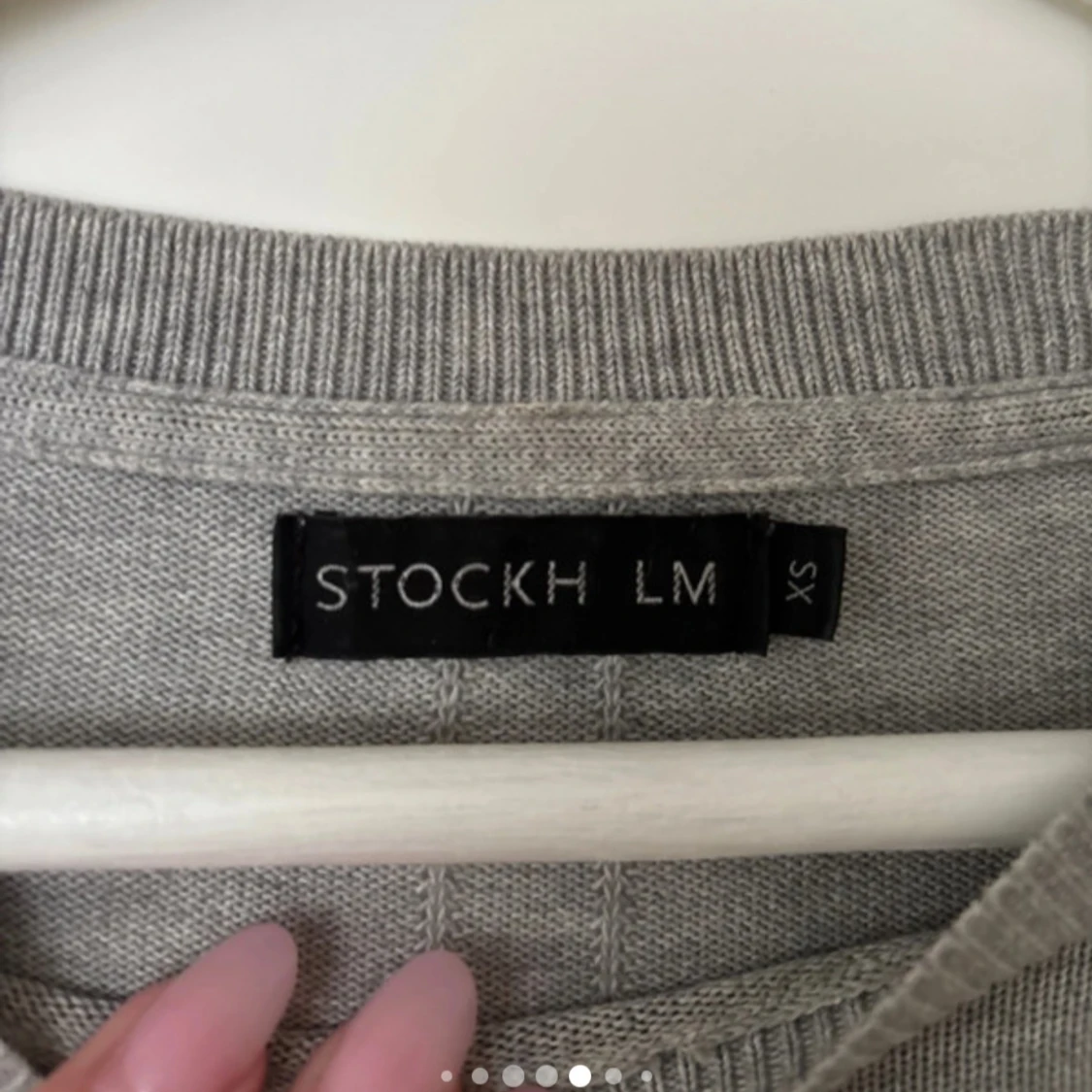 Ljusgrå stickad tröja från Stockh LM - 3