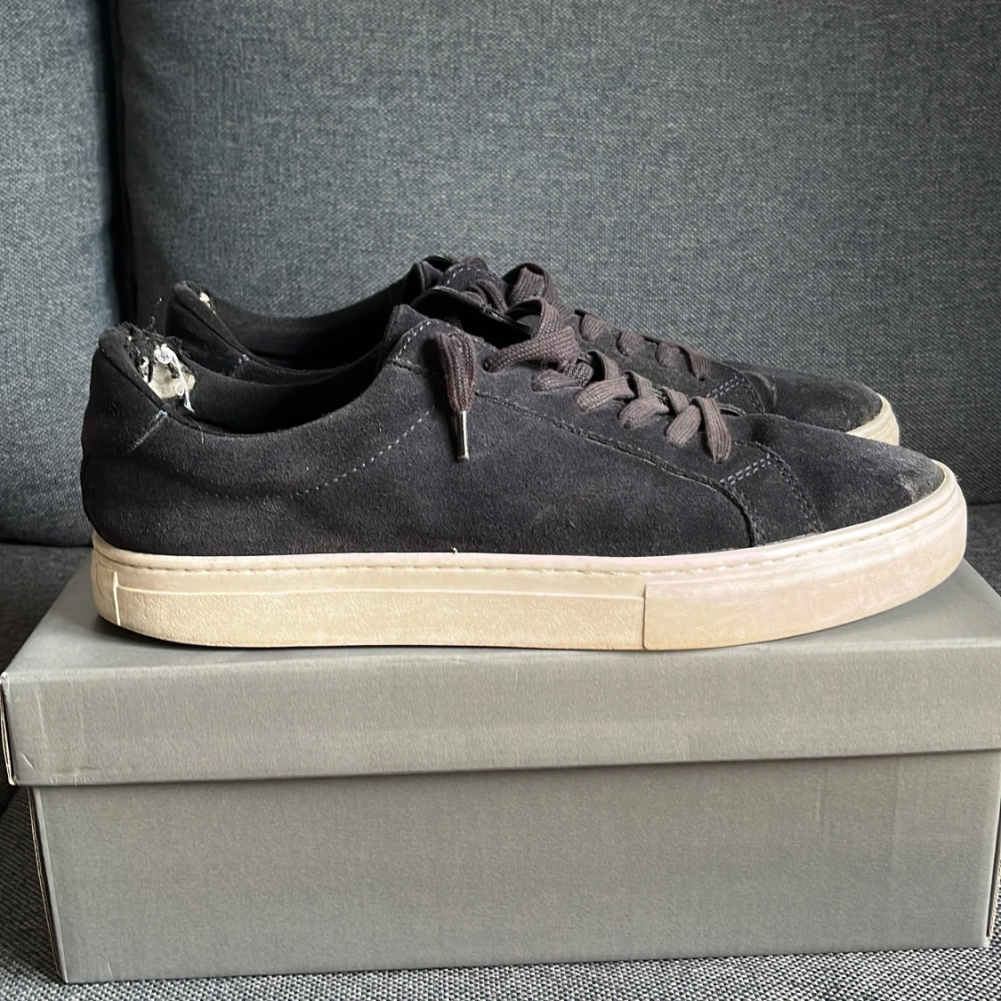 Svarta mockasneakers från Vagabond