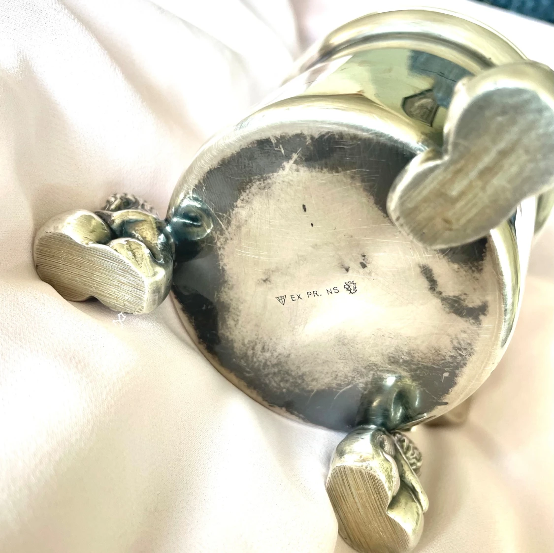 Unikt och antikt tennstop- Nysilver- Harald Nilsson belägen i Stockholm- Sekelskiftet - 2