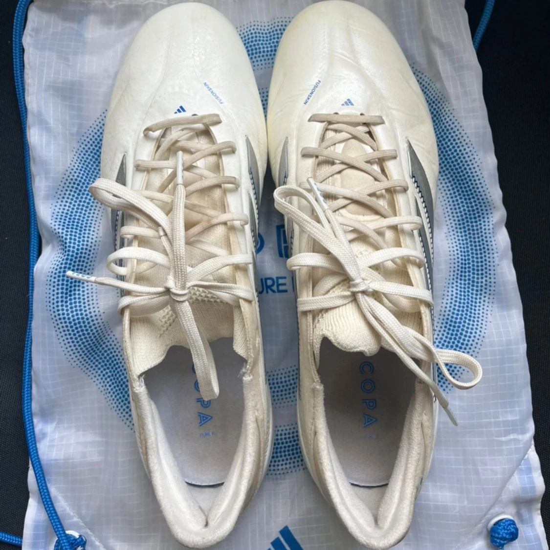 Fotbollsskor Adidas Copa Pure III Elite   vita fotbollsskor - 1