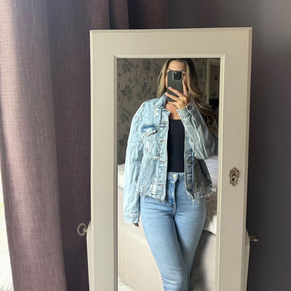 Ljusblå jeansjacka - 4