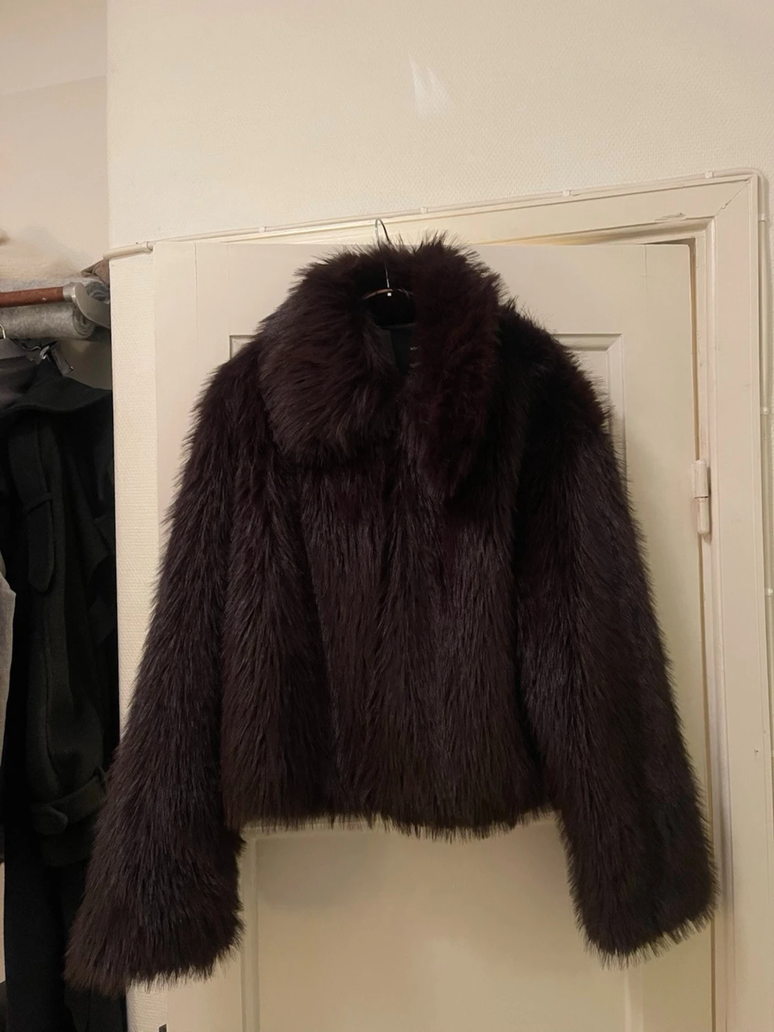 Pälsjacka från mango - 1